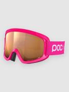 POC Pocito Opsin Fluorescent Pink Goggle partly sunny light orange