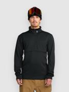 Volcom Gridlock Mock Neck Hoodie black