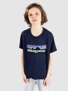 Patagonia P-6 Logo Kids T-Shirt new navy