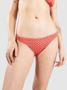 Rip Curl Shell Cove High Leg Cheeky Bikini Bottom red