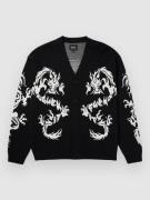 HUF Twin Dragon Cardigan black