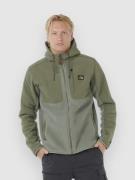 Rip Curl S-Series Panelled Hoodie med Dragkedja cactus green