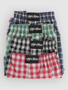 Shaka Wear Plaid Pack Boxershorts mix color