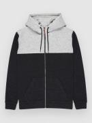 Quiksilver Keller Block Hoodie med Dragkedja black heather