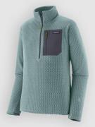 Patagonia R1 Air Zip Neck Fleecetröja blue sage