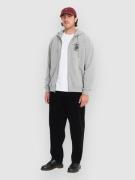 Volcom Catastrophy Hoodie med Dragkedja heather grey