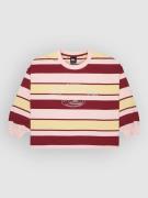 Quiksilver Bright Crew Tröja burnt russet stripes qsw