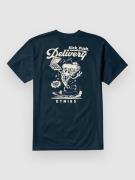 etnies Kick Push T-Shirt navy/tan