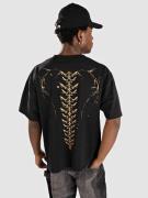 Vitriol Oxidized Cropped T-Shirt limo black