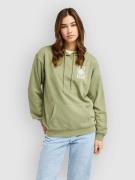 Roxy Surf Stoked Terry Vint Hoodie oil green
