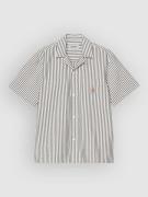 Carhartt WIP Leavel Skjorta leavel stripe/ black/wax