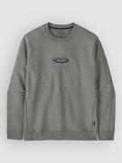 Patagonia 95 Oval Logo Uprisal Crew Tröja gravel heather