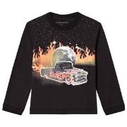 Stella McCartney Kids Car Print Långärmad T-shirt Svart 2 years