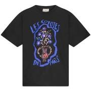 Les Coyotes de Paris Adinda Logo Oversized T-shirt Med Tryck Svart 18 ...
