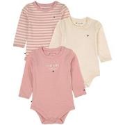 Tommy Hilfiger 3-Pack Baby Bodys Pink Shade 68 cm