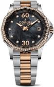 Corum Damklocka 082.101.29-V200 PN10 Admirals Cup Legend 38 Vit/Stål