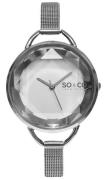 So & Co New York Damklocka 5104.1 SoHo Silverfärgad/Stål Ø36 mm