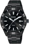 Pulsar Herrklocka PS9649X1 Svart/Stål Ø40 mm