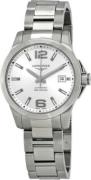 Longines Herrklocka L3.776.4.76.6 Conquest Silverfärgad/Stål Ø39 mm