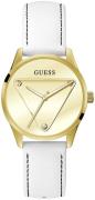 Guess Damklocka GW0399L1 Gulguldstonad/Läder Ø36 mm