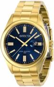 Invicta Herrklocka 38462 Pro Diver Blå/Gulguldtonat stål Ø43 mm