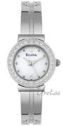 Bulova Damklocka 96T09 Crystal Dam Vit/Stål Ø19 mm