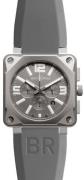 Bell & Ross Herrklocka BR0194-TI-PRO BR 01-94 Grå/Gummi Ø46 mm