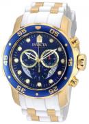 Invicta Herrklocka 20288 Pro Diver Blå/Gulguldtonat stål Ø48 mm