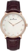 Blancpain Herrklocka 6605-3642-55 Villeret Vit/Läder Ø40 mm