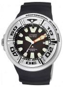 Citizen Herrklocka BJ8050-08E Professional Diver Svart/Gummi Ø48 mm