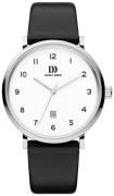 Danish Design Herrklocka IQ12Q1216 Dress Vit/Läder Ø40 mm