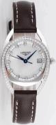 Longines Damklocka L6.137.0.87.2 Equestrian Vit/Läder Ø30 mm