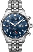 IWC Herrklocka IW378004 Aquatimer Blå/Stål Ø43 mm