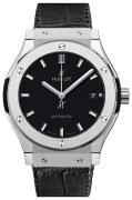 Hublot Herrklocka 565.NX.1171.LR Classic Fusion Svart/Läder Ø38 mm