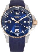 Longines Herrklocka L3.782.3.98.9 HydroConquest Blå/Gummi Ø43 mm