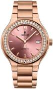 Hublot Damklocka 568.OX.891P.OX.1204 Classic Fusion Rosa/18 karat