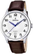 Festina Herrklocka F20426-1 Classic Vit/Läder Ø43 mm