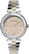 Versace Damklocka VE2J00621 Lady Guldtonad/Läder Ø38 mm