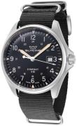 Glycine Herrklocka GL0459 Combat Svart/Läder Ø43 mm