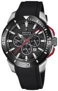 Festina Herrklocka F20642-4 Chrono Bike Svart/Gummi Ø47 mm