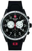 Swiss Alpine Military Herrklocka 7082.9877 Hornet Chrono Svart/Gummi