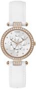 Guess Damklocka GW0382L3 Bloom Vit/Läder Ø32 mm