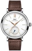 IWC Herrklocka IW359201 Portofino Vit/Läder Ø39 mm