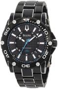 Bulova Herrklocka 96B153 Precisionist Svart/Kolfiber Ø45 mm