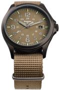 Traser H3 Herrklocka 108631 P67 Officer GunMetal Grön/Textil Ø42 mm