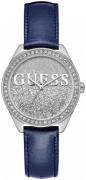 Guess Damklocka W0823L13 Silverfärgad/Läder Ø36 mm