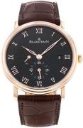 Blancpain Herrklocka 6606-3630-55B Villeret Ultraflach Svart/Läder