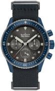 Blancpain Herrklocka 5200-0310-NAGA Fifty Fathoms Grå/Textil Ø43.6