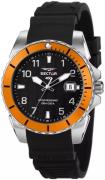 Sector 450 Herrklocka R3251276005 Svart/Gummi Ø41 mm