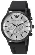 Emporio Armani Herrklocka AR11048 Classic Silverfärgad/Gummi Ø43 mm